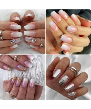 Ruarby Detachable Press On Nail Short False Nails Wine-Colored False Nails Full Cover Nail Tips Manicures Supplies for Women - Buy Online on GoSupps.com