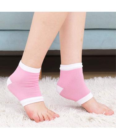 Overnight Moisturizing Gloves and Socks 1 Pair Fingerless Moisturizing Gloves Gel Heel Socks Dry Rough Hands Healing Gloves for Softening and Repairing Chapped Hands Feet Skin Care (Gloves & Socks) - Buy Online on GoSupps.com