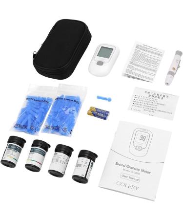 Blood Glucose Monitor G-666B Testing Kit with 100 Test Strips and Lancets - Portable Smart Blood Sugar Test Kit for Home Use - Buy Online on GoSupps.com