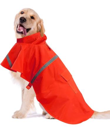 ocsoso Pet Rainy Days Slicker Brush - Red Reflective Raincoat for XS Dogs | Shop Now for International Shipping - Buy Online on GoSupps.com