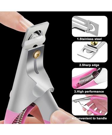 Buy Ywinler Artificial Long Coffin Nail Tips - False Nails with Box Clipper & File for Perfect Manicure - International Shipping Available - Buy Online on GoSupps.com