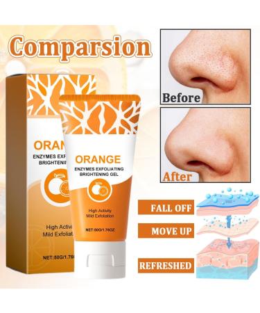 Gentle Exfoliating Orange Nettoyant pour le Visage Pour un Nettoyage en Profondeur claircit la Peau Convient aux Hommes et aux Femmes - Buy Online on GoSupps.com