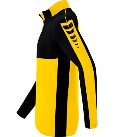 Erima Unisex Kids Six Wings Training Top 164 - Yellow/Black | Shop Internationally for Sports Apparel - Buy Online on GoSupps.com