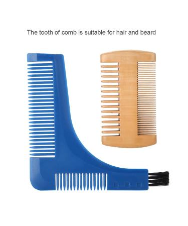 Ultimate Beard Care Kit - 7 Piece Portable Set for Men | Styling Cream Oil Brush Scissors & Mustache Care - Buy Online on GoSupps.com