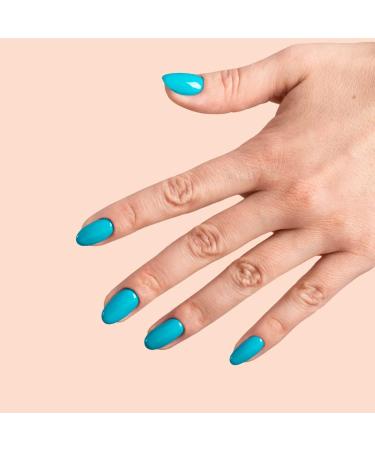 SEMILAC 449 Captain's Blue Nail UV Gel Polish | Long Lasting and Easy to Apply | Soak off UV/Led | Perfect for Home and Professional Manicure and Pedicure 7 ml - Buy Online on GoSupps.com