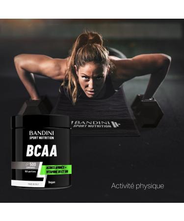  BANDINI Bandini BCAA + Vitamin B1 and B6 | 500 tablets 1000mg | Branched-Chain Amino Acids | Energy and Recovery Support - Buy Online on GoSupps.com