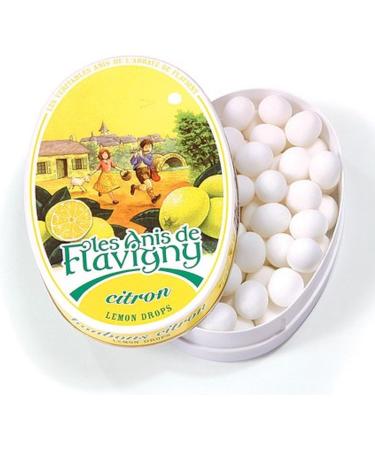  G n rique Anis de Flavigny Authentic aniseed candies in a 50g oval tin Lemon | Tradition & Artisanal Pleasure - Buy Online on GoSupps.com