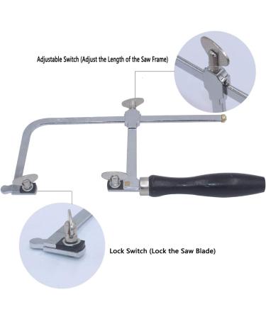 NIUPIKA Jeweler's Saw Frame with 144 Blades - Professional Jewelry Making Kit - Buy Online on GoSupps.com