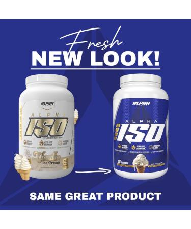 Alpha Supps ISO Low Carb 100% Whey Protein Isolate Powder 25 Grams Per Serving Helps Support Muscle Growth Low Sugar and Gluten Free (5 Pound (Pack of 1) Chocolate Cake) - Buy Online on GoSupps.com