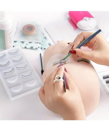 Krofaue False Lashes - Premium Eyelash Extension & Practice Lashes for Beginners | Durable & Easy to Use - Buy Online on GoSupps.com