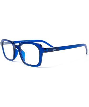 Gian Marco Venturi Unisex Sondrio Blue Reading Glasses - Stylish & Comfortable International Shipping - Buy Online on GoSupps.com