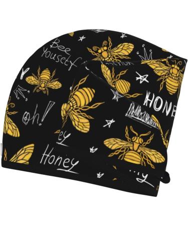 Hohey Bee Gold Embroidery Microfiber Hair Towel - Super Absorbent Coral Velvet Wrap for Long Curly & Thick Hair - Buy Online on GoSupps.com