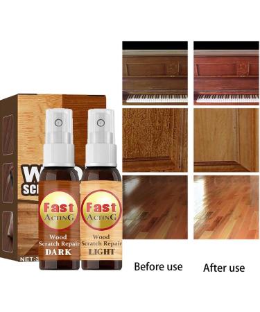 2 pcs wood floor scratch repair furniture restoration floor refinishing paint touch-ups and scratch masking fast and effective wood scratch repair - Buy Online on GoSupps.com