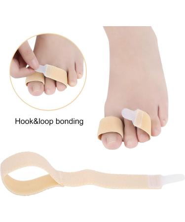6pcs Elastic Toe Band - Hammer Toe Straightener Splint & Soft Correction Tool for Foot Care - Buy Online on GoSupps.com