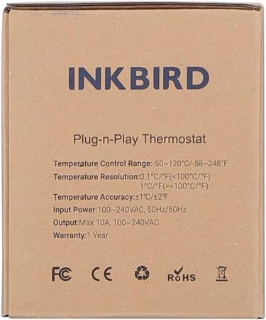 Inkbird ITC-308S Digital Temperature Controller & Thermostat with NTC Probe - International Shipping Available - Buy Online on GoSupps.com