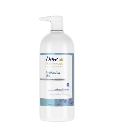Dove Conditioner Hydration Spa for Dry Hair Hair Conditioner with Hyaluronic Serum 33.8 oz Conditioner Only 33.80 Fl Oz (Pack of 1)