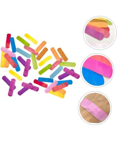FRCOLOR 100pcs Breathable First Aid Care Patches - Comfortable Stickers for Finger Wounds - Random Color 7.2x1.9cm - International Shipping Available - Buy Online on GoSupps.com