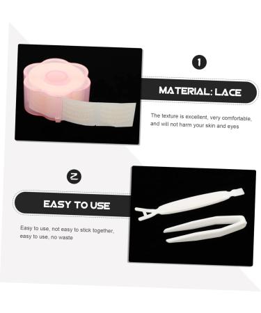 Housoutil 3 Rolls Double Eyelid Sticker Natural Double Eyelid Tape Eyelid Lifter Tape Invisible Eyelid Tape Stickers for Girls Girl Double Eyelid Tape Lace Woman Tool Glue - Buy Online on GoSupps.com