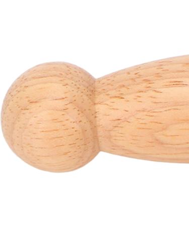 Fockety Cross-Shaped Wooden Trigger Point Massager | Lymphatic Drainage & Muscle Pain Relief Tool - Buy Online on GoSupps.com