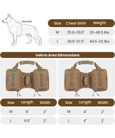 Excellent Elite Spanker Service Dog Backpack | Adjustable Saddlebag for Medium & Large Dogs - Durable & Stylish - Buy Online on GoSupps.com