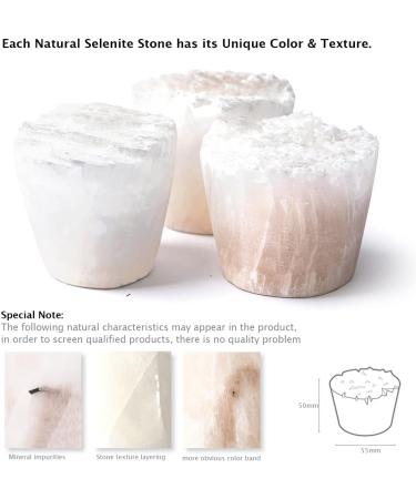 MIYA Selenite Stone Diffuser | Eco-Friendly Aromatherapy Diffuser | Hand-Carved Essential Oil Diffuser | Ideal for Meditation & Bedroom Decor | Unique Wedding Favors - Buy Online on GoSupps.com