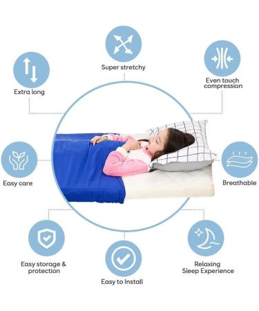 Chicti Breathable Compression Leaf for Sensory Processing Disorder & ADHD - 136x147cm (54x58in) - Comfortable Alternative to Weighted Blankets - Buy Online on GoSupps.com