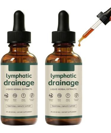 Gouttes de drainage lymphatique lymphatique gouttes de bien- tre lymphatique soutien du syst me lymphatique m langes naturels de plantes rapide et efficace pour femmes et hommes (2)