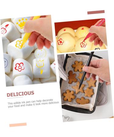 HOMSFOU 16 Pcs Baking Pen Decorating Cake Pens Baking Edible Pens Paint Pen Pens Marker Pastry Icing Pen Biscuit Markers Pen Edible Markers Pens Dual Tip Markers Plastic Food Double Head - Buy Online on GoSupps.com