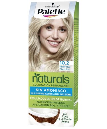 PALETTE NATURAL tinte 10.2-rubio muy claro frío