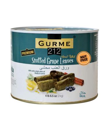 Gurme212 Premium 4.4 lbs Stuffed Vine Leaves (Dolmades) with Olive Oil 4.4 Pound (Pack of 1)