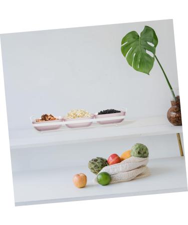 PRETYZOOM Serving Tray 1 Set Dried Fruit Storage Box Condiment Dipping Sauce Bowl Make Tea 37.5x12.4cm Dark Red - Buy Online on GoSupps.com