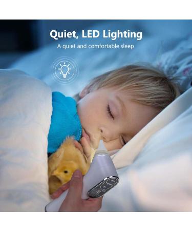 Electric Baby Nasal Aspirator & Ear Wax Remover | 3 Suction Levels | Rechargeable Nose Sucker with LED Light | Suitable for Newborns and Toddlers | 4 Silicone Tips | Bb880-1 - Buy Online on GoSupps.com