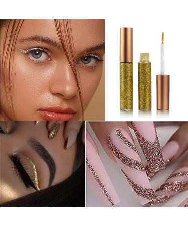 HADAVAKA Liquid Glitter Eyeshadow Glitter Liquid Eyeliner Colorful Set Women Shadow 10 Colors Glitter Diamond Eye Eyeliner Long Lasting Fast Drying Sparkling Eye Makeup Kits - Buy Online on GoSupps.com