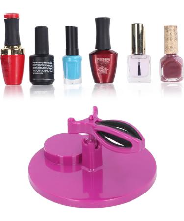 Sonew Anti Spill Nail Polish Bottle Holder Handsfree Adjustable Angle Nail Polish Bottle Clamp Nail Art Tool for Home Salon (Purple) - Buy Online on GoSupps.com