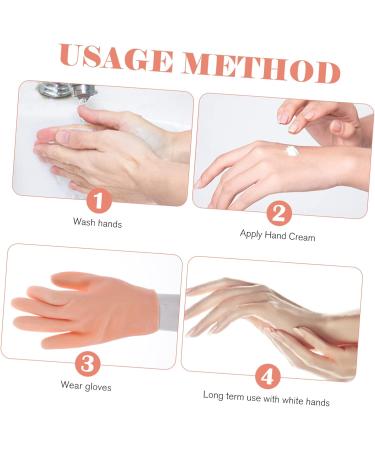 Mikinona 2 Pairs Sun Protection Moisturizing Gloves Lotion Hand Softening Gloves Moisturizing Spa Gloves Moisture Gloves Cracked Skin Gloves Spa Mitts Dry Manual Beauty Products Sebs - Buy Online on GoSupps.com