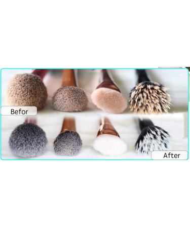 Silicone Makeup Brush Cleaning Mat Set - Includes 2 Makeup Puffs for Easy Cleaning - Buy Online on GoSupps.com