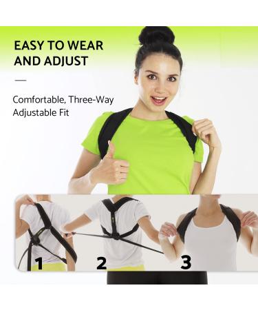 GARNO Posture Corrector: Adjustable Back Brace for Men & Women - Invisible Support for Straight Spine, Neck, Clavicle, Shoulders - Prevents Slumping, Scoliosis & Hunchback - Relieves Pain - One Size Fits Most - Buy Online on GoSupps.com