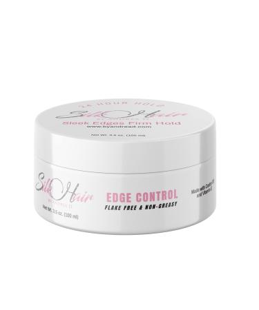 Silk Hair by Andrea D. 24 Hour Firm Hold Sleek Edge Control  Non-Greasy  Flake-Free  And No Build-Up  3.5OZ