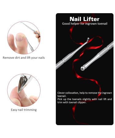 NUNALISA Ingrown Toenail Treatment Kit - Premium Toenail Removal Set with Clippers, File, Pusher, Corrector for Thick & Ingrown Nails - Professional Peticure Tool Included - Buy Online on GoSupps.com