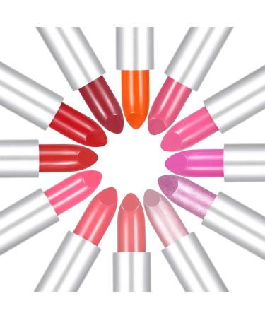 Layhou 12 Color Waterproof Lipstick Set | Long Lasting Glossy Balm & Lip Rouge | International Shipping - Buy Online on GoSupps.com