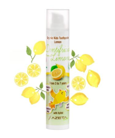 AZETA organic Baby Toothpaste 3-7 Years 50 ml (Lemon)
