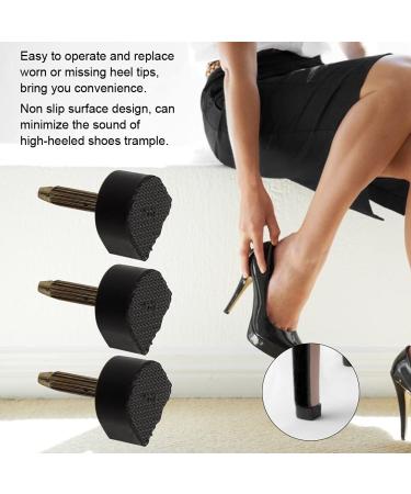 Non Slip Heel Dowel Replacement Comfort Tip - 24Pcs for High Heel Shoes 13x13cm - Buy Online on GoSupps.com