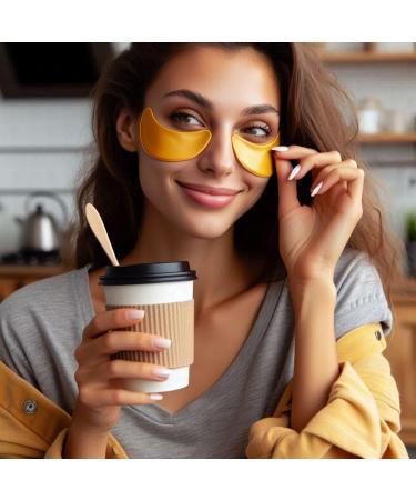 Luxurious Puffiness-Reducing Eye Patches - Rejuvenating Formula for Tired Eyes | Ideal Mom Gift Set | 20 Count - Buy Online on GoSupps.com