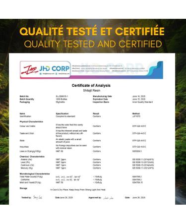  HERBOSIA Shilajit Costus Nigella - Pure Resin Formula 50g - Natural Triple Extract Premium - French Quality - Buy Online on GoSupps.com