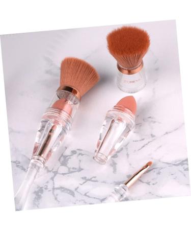 Angoily Powder Brush Makeup Brush Portable Brush Travel Powder Brush Blush Brush Foundation Brush for Powder Makeup Brush for Makeup Women s Suits Miss Cosmetics Acrylic 4 in 1 - Buy Online on GoSupps.com