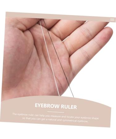 SOESFOUFU Eyebrow Drawing Ruler 2pcs Eyebrow Positioning Line Makeup Tools Eyebrow Wire Ruler Ink Eyebrow Mapping Ruler - Buy Online on GoSupps.com