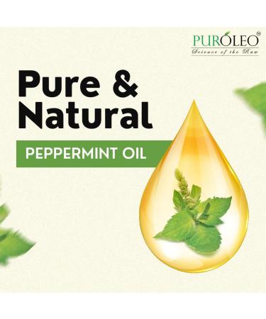 PUROLEO Peppermint Essential Oil (Packed in Canada) Pure Natural Undiluted for Aromatherapy (8 Fl Oz) 8 Fl Oz (Pack of 1) - Buy Online on GoSupps.com