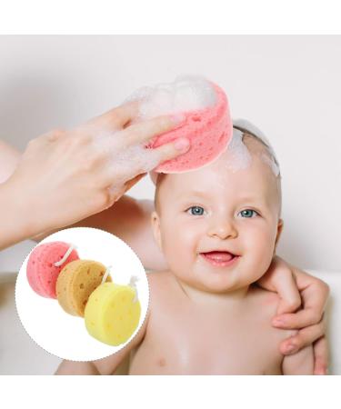 3pcs Exfoliating Bath Sponge Set - Body Scrubber & Shower Sponge for Women - Skin Cleaning Scrubber for Ultimate Shower Experience - Buy Online on GoSupps.com