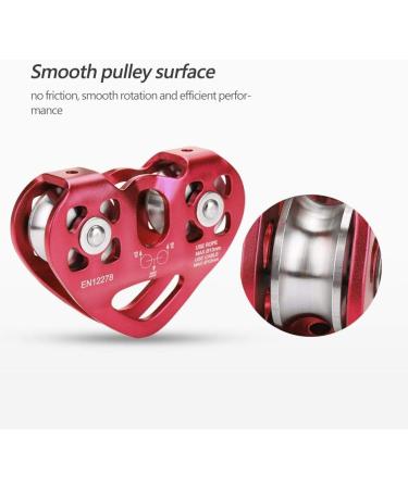 Eastbuy Climbing Pulley - 30KN Double Pulley Rope Rescue Equipment | 3 Colors Available for Outdoor Adventures - Buy Online on GoSupps.com