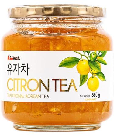 CNMART Traditional Korean Citron Tea 580g - Korean Flavour Jar by K-EATs (Pack of 3) - Buy Online on GoSupps.com